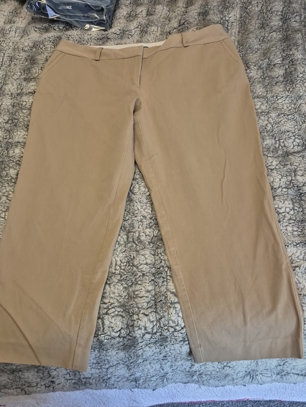 Talbots 🖤 Women's Wide Leg Dark Khaki Pants (1030)